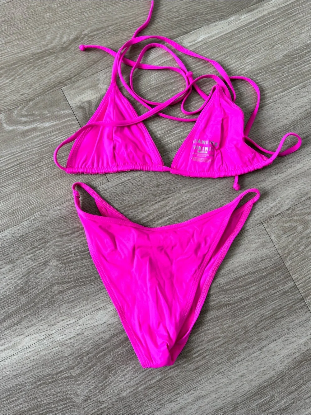 Frankie’s Bikinis pink set